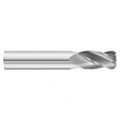 5/16 Dia. x 2-1/2 Overall Length 4-Flute .120 C/R Solid Carbide SE End Mill-Round Shank-Center Cut-Uncoated - A1 Tooling