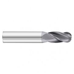 27/64 x 1 x 2-3/4 4 Flute Ball Nose  End Mill- Series 3200SD - A1 Tooling