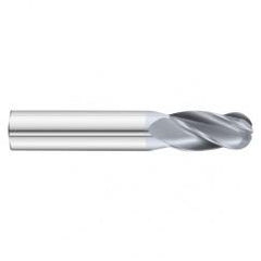 25/64 x 1 x 2-3/4 4 Flute Ball Nose  End Mill- Series 3200SD - A1 Tooling