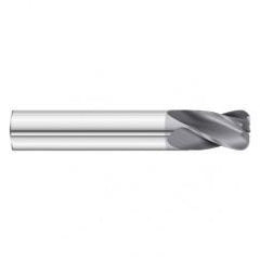 5/16 Dia. x 2-1/2 Overall Length 4-Flute .120 C/R Solid Carbide SE End Mill-Round Shank-Center Cut-TiAlN - A1 Tooling