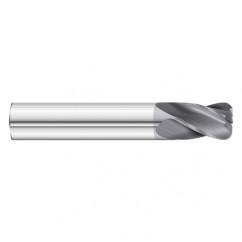 5/16 Dia. x 2-1/2 Overall Length 4-Flute .030 C/R Solid Carbide SE End Mill-Round Shank-Center Cut-TiAlN - A1 Tooling