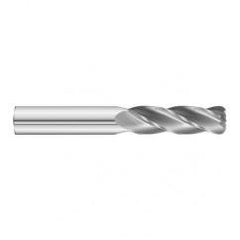 1/4 Dia. x 4 Overall Length 4-Flute .030 C/R Solid Carbide SE End Mill-Round Shank-Center Cut-Uncoated - A1 Tooling