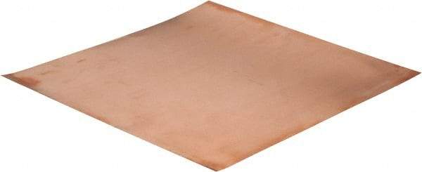 Value Collection - 0.01 Inch Thick x 12 Inch Square, Copper Sheet - Alloy 110 - A1 Tooling