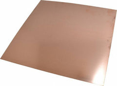 Value Collection - 0.016 Inch Thick x 12 Inch Square, Copper Sheet - Alloy 110 - A1 Tooling