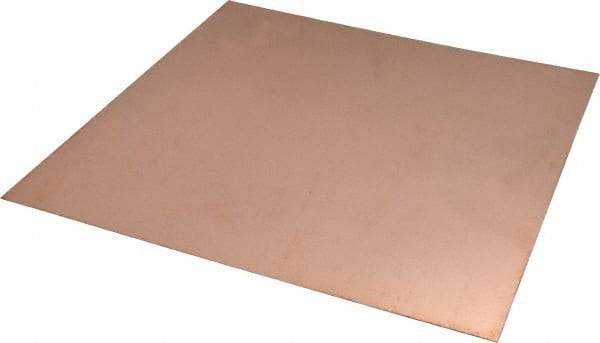 Value Collection - 0.032 Inch Thick x 36 Inch Wide x 48 Inch Long, Copper Sheet - Alloy 110 - A1 Tooling