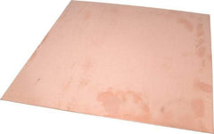 Value Collection - 0.032 Inch Thick x 12 Inch Square, Copper Sheet - Alloy 110 - A1 Tooling