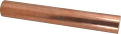 Value Collection - 1-3/4 Inch Diameter x 12 Inch Long, Copper Round Rod - Alloy 110 Copper - A1 Tooling