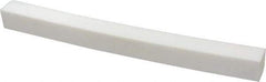 Made in USA - 1 Ft. Long x 1 Inch Wide x 1 Inch High, Virgin PTFE, Square Plastic Bar - White, +0.030 - 0.000 Tolerance - A1 Tooling