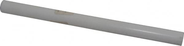 Made in USA - 7/8 Inch Outside Diameter x 1 Ft. Long, Plastic Round Tube - PTFE (Virgin), +/- 0.025 Inch Tolerance - A1 Tooling