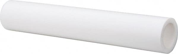 Made in USA - 3 Inch Outside Diameter x 6 Ft. Long, Plastic Round Tube - PTFE (Virgin), +/- 0.050 Inch Tolerance - A1 Tooling