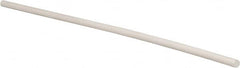 Made in USA - 1' Long, 1/2" Diam, PTFE (Glass-Filled) Plastic Rod - +0.005 Inch Length Tolerance - A1 Tooling