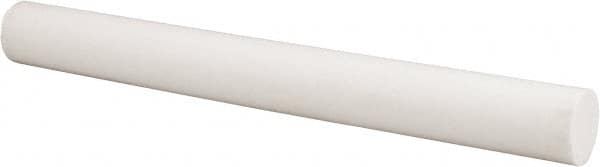 Made in USA - 1' Long, 1-1/4" Diam, PTFE (Glass-Filled) Plastic Rod - +0.005 Inch Length Tolerance - A1 Tooling