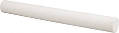 Made in USA - 1' Long, 1-1/4" Diam, PTFE (Glass-Filled) Plastic Rod - +0.005 Inch Length Tolerance - A1 Tooling