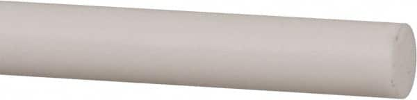 Made in USA - 5' Long, 1/4" Diam, PTFE (Mechanical Grade) Plastic Rod - +0.003 Tolerance - A1 Tooling