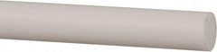 Made in USA - 4' Long, 3/4" Diam, PTFE (Mechanical Grade) Plastic Rod - +0.005 Tolerance - A1 Tooling