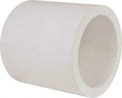 Made in USA - 4 Inch Outside Diameter x 6 Inch Long, Plastic Round Tube - PTFE (Virgin) - A1 Tooling