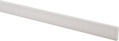 USA Sealing - 4' x 1/2" x 1/8" White PTFE (Virgin) Rectangular Bar - A1 Tooling