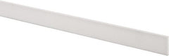 USA Sealing - 1' x 1" x 1/8" White PTFE (Virgin) Rectangular Bar - A1 Tooling