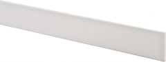 USA Sealing - 1' x 1-1/2" x 1/8" White PTFE (Virgin) Rectangular Bar - A1 Tooling