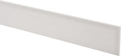 Made in USA - 3 Ft. Long x 2 Inch Wide x 1/8 Inch High, Virgin PTFE, Rectangular Plastic Bar - White, +/- 0.060 Tolerance - A1 Tooling