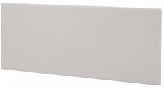 Made in USA - 4 Ft. Long x 4 Inch Wide x 1/8 Inch High, Virgin PTFE, Rectangular Plastic Bar - White, +/- 0.060 Tolerance - A1 Tooling