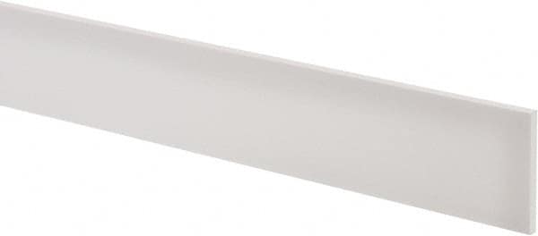 USA Sealing - 2' x 2" x 3/16" White PTFE (Virgin) Rectangular Bar - A1 Tooling