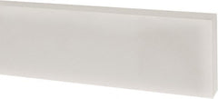 USA Sealing - 1' x 1" x 1/4" White PTFE (Virgin) Rectangular Bar - A1 Tooling