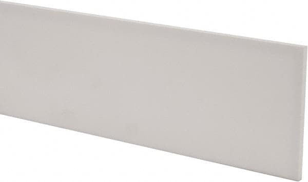 USA Sealing - 2' x 4" x 1/4" White PTFE (Virgin) Rectangular Bar - A1 Tooling