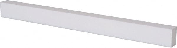 USA Sealing - 4' x 2" x 3/8" White PTFE (Virgin) Rectangular Bar - A1 Tooling