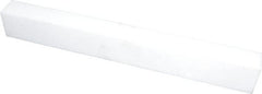 USA Sealing - 1' x 1-1/2" x 1" White PTFE (Virgin) Rectangular Bar - A1 Tooling