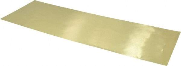 Made in USA - 10 Piece, 18 Inch Long x 6 Inch Wide x 0.001 Inch Thick, Shim Sheet Stock - Brass - A1 Tooling