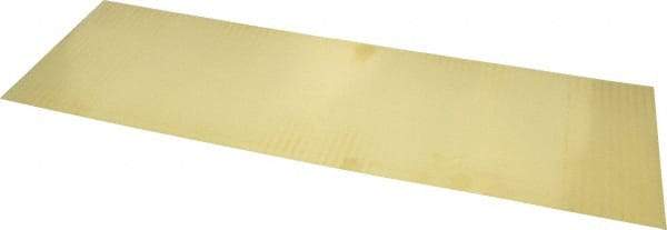 Made in USA - 10 Piece, 18 Inch Long x 6 Inch Wide x 0.002 Inch Thick, Shim Sheet Stock - Brass - A1 Tooling