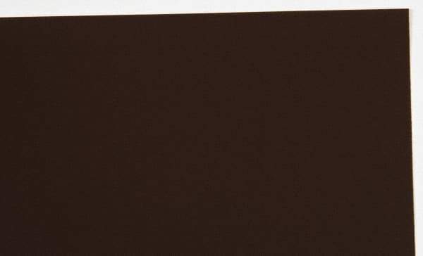 Made in USA - 1 Piece, 10" Wide x 20" Long Plastic Shim Stock Sheet - Brown, ±10% Tolerance - A1 Tooling