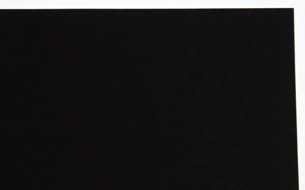 Made in USA - 1 Piece, 10" Wide x 20" Long Plastic Shim Stock Sheet - Black, ±10% Tolerance - A1 Tooling