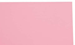 Made in USA - 1 Piece, 10" Wide x 20" Long Plastic Shim Stock Sheet - Pink, ±10% Tolerance - A1 Tooling