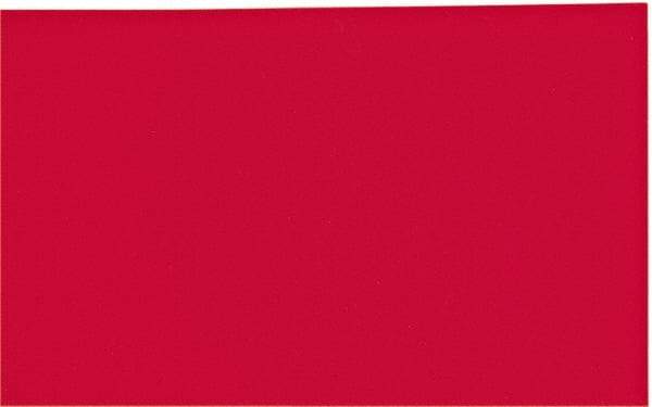 Made in USA - 1 Piece, 20" Wide x 20" Long Plastic Shim Stock Sheet - Red, ±10% Tolerance - A1 Tooling