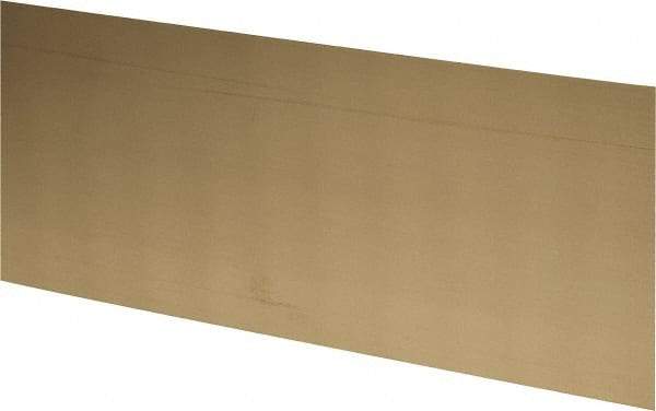 Made in USA - 2 Piece, 25 Inch Long x 6 Inch Wide x 0.031 Inch Thick, Shim Sheet Stock - Brass - A1 Tooling