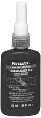 Permatex - 50 mL Bottle, Red, High Strength Liquid Threadlocker - Series 272, 24 hr Full Cure Time, Hand Tool, Heat Removal - A1 Tooling