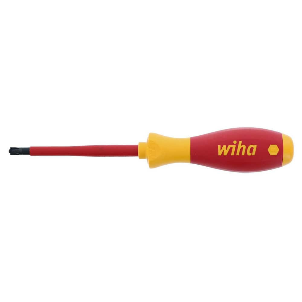 Precision & Specialty Screwdrivers; Tool Type: Pozidriv Screwdriver; Terminal Block Screwdriver; Blade Length (mm): 100; Handle Color: Red; Yellow; Finish: Oxide; Plastic Coated; Body Material: Composite; Insulated: Yes; Handle Material: Plastic; Non-spar