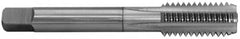 Balax - 7/16-14 UNC 4 Flute TiN Finish Cobalt Straight Flute Machine Tap - Bottoming, Right Hand Thread, 3-5/32" OAL, 0.95" Thread Length, H3 Limit, Oversize - Exact Industrial Supply