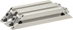 80/20 Inc. - 25mm Wide, Open Shelving Accessory/Component - Aluminum, Clear Anodized Finish, 160mm Long, Use with 3060 - A1 Tooling