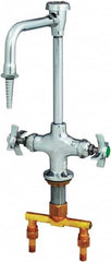 T&S Brass - Standard with Hose Thread, 2 Way Design, Deck Mount, Laboratory Faucet - Lever Handle - A1 Tooling