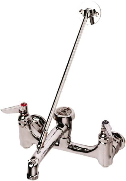 T&S Brass - Standard with Hose Thread, 2 Way Design, Wall Mount, Laundry Faucet - Lever Handle - A1 Tooling