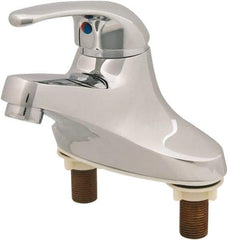 T&S Brass - Straight Handle, Deck Mounted Bathroom Faucet - One Handle, No Drain, Standard Spout - A1 Tooling