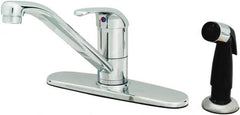 T&S Brass - Faucet Mount, Deck Plate Faucet with Spray - One Handle, Single Handle, High Spout, No Drain - A1 Tooling