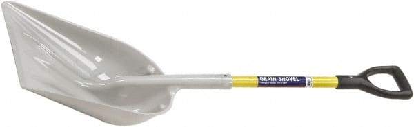 Ability One - 19" High x 14-1/4" Wide Round Steel Shovel - 29" Long Fiberglass Straight Handle - A1 Tooling