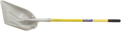 Ability One - 19" High x 14-1/4" Wide Round Steel Shovel - 51" Long Fiberglass Straight Handle - A1 Tooling