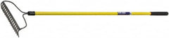 Ability One - Bow Rake with 57" Straight Fiberglass Handle - 16 Tines, 2-1/2" Tine Length - A1 Tooling