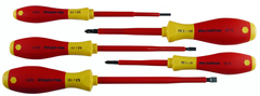 Insulated Slotted Screwdriver 3.0; 4.5; 6.5mm & Phillips # 1 & # 2. 5 Piece Set - A1 Tooling