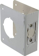 Don-Jo - 4" Wide x 4-1/2" High, Stainless Steel, Door Reinforcer - 1-3/4" Thick Door, 2-3/8" Backset - A1 Tooling